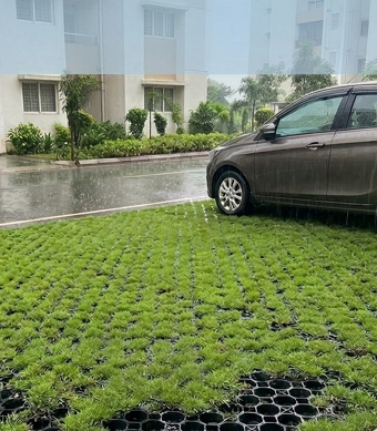 Solving Stormwater Drainage Issues with Permeable HDPE Grass Pavers